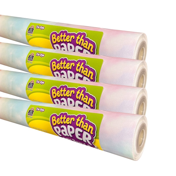 Teacher Created Resources Better Than Paper Bulletin Board Roll, Tie-Dye, 4PK TCR32454 - main